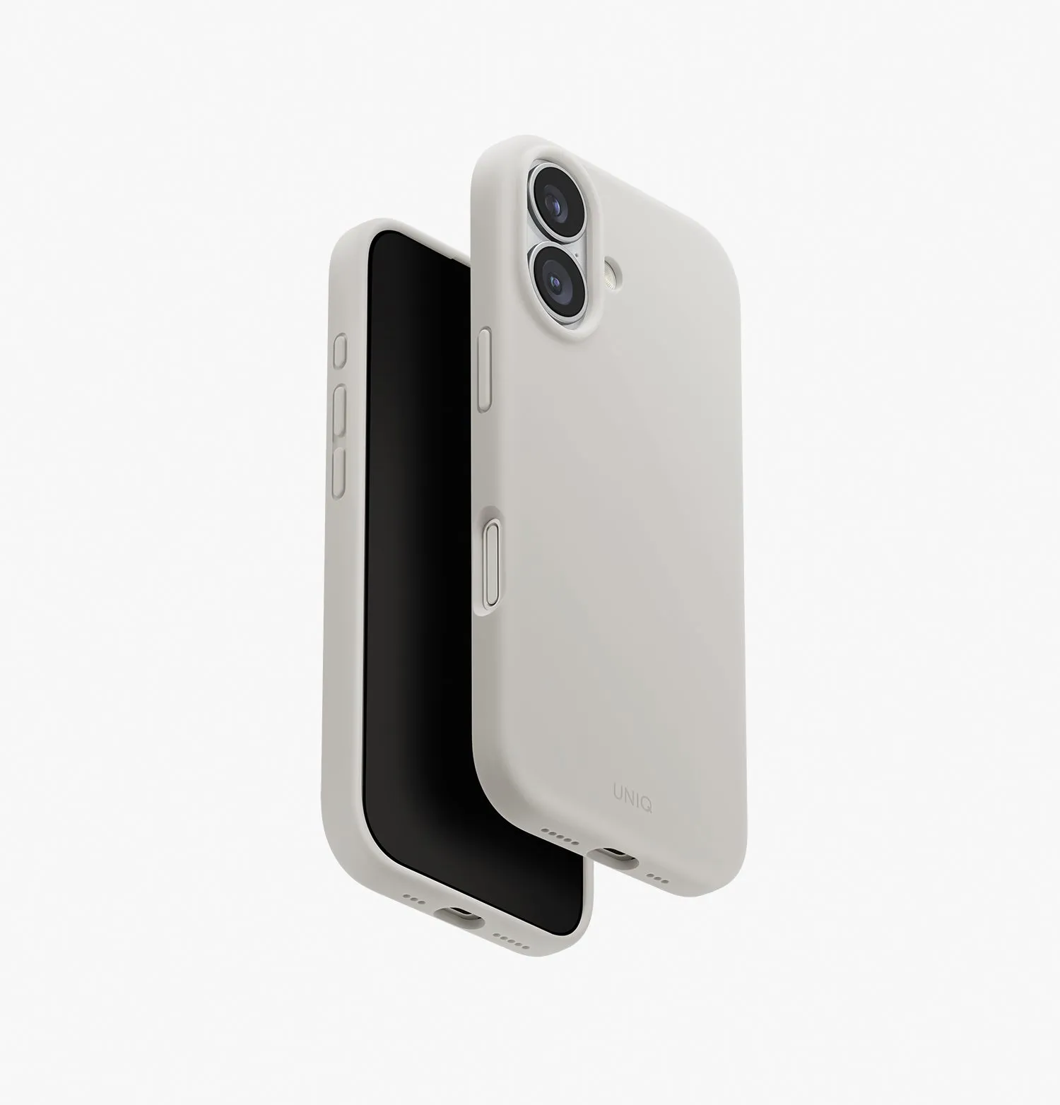 Чехол UNIQ Lino для iPhone 17, черный (Charcoal Grey)photo2