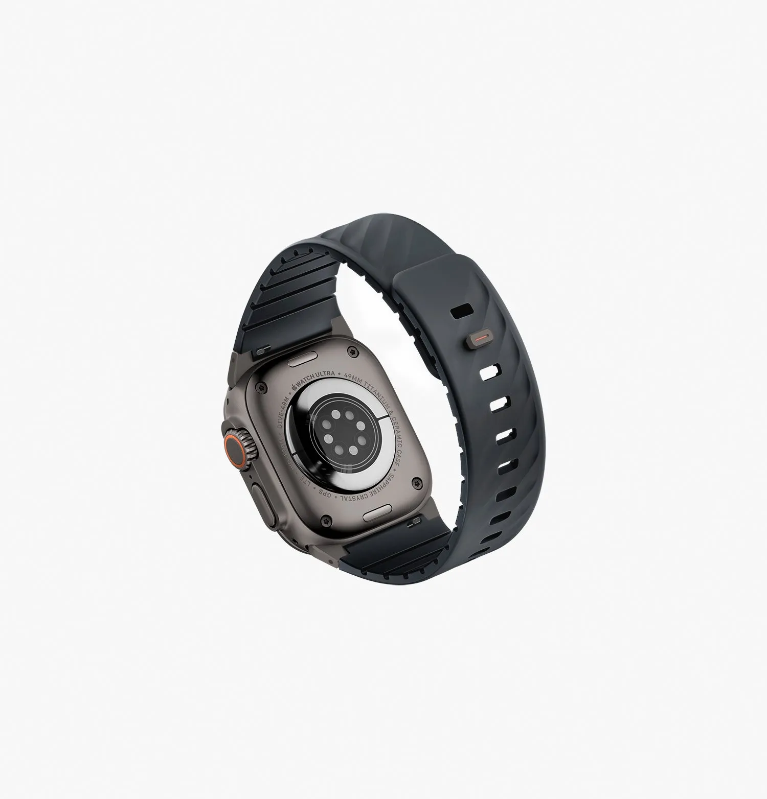 Ремешок UNIQ Fluo для Apple Watch 49/46/45/44/42/41/40 мм, оранжевый (Volt Orange)photo13