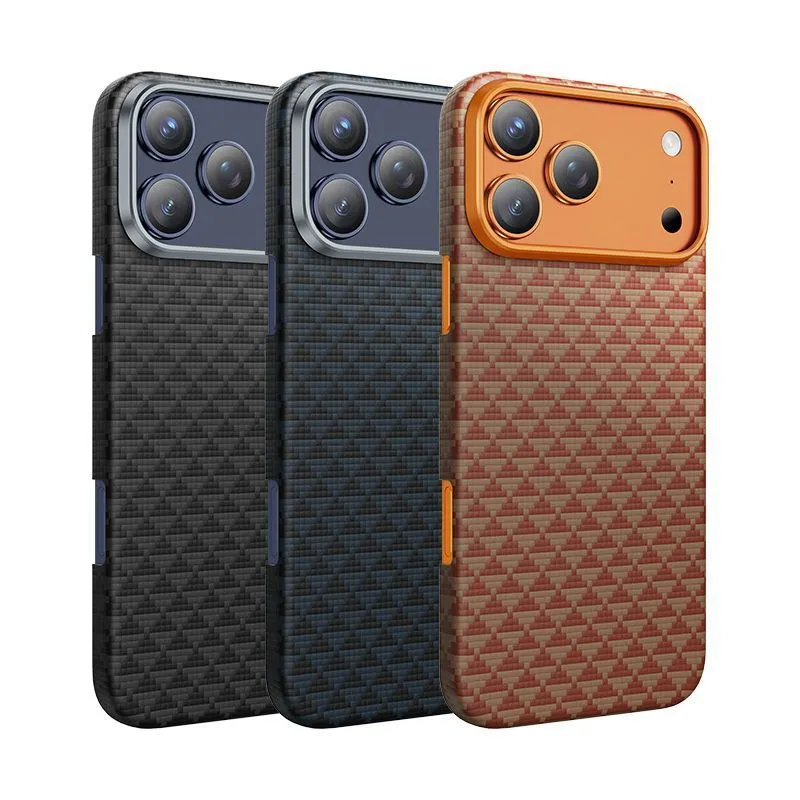 Чехол защитный KEEPHONE KEVLAR PARIS для iPhone 17 Pro / iPhone 18 Pro, космический оранжевыйphoto3