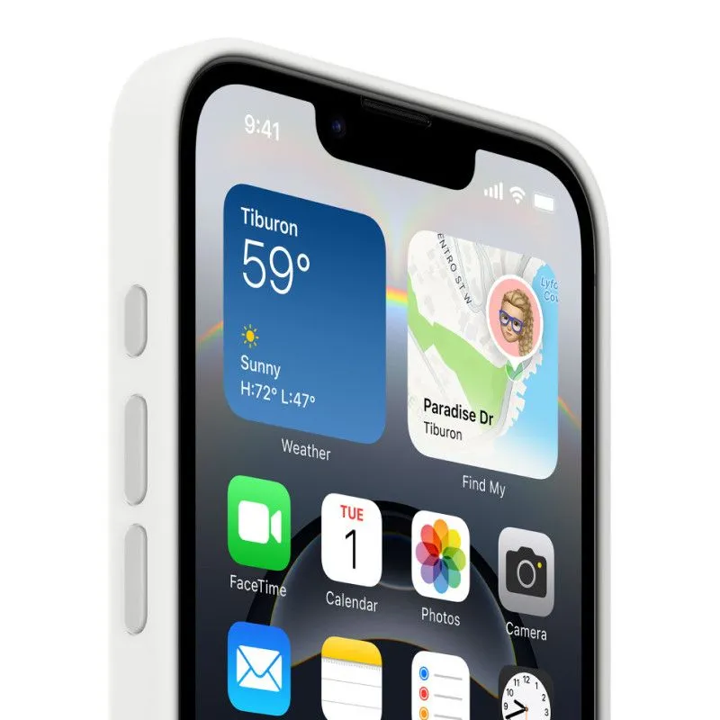 Силиконовый чехол для iPhone 16e/17e Белыйphoto2