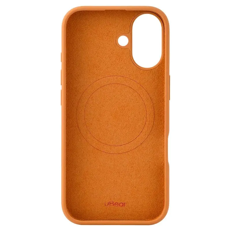 Силиконовый чехол uBear Touch Mag Case для iPhone 17 Оранжевыйphoto3
