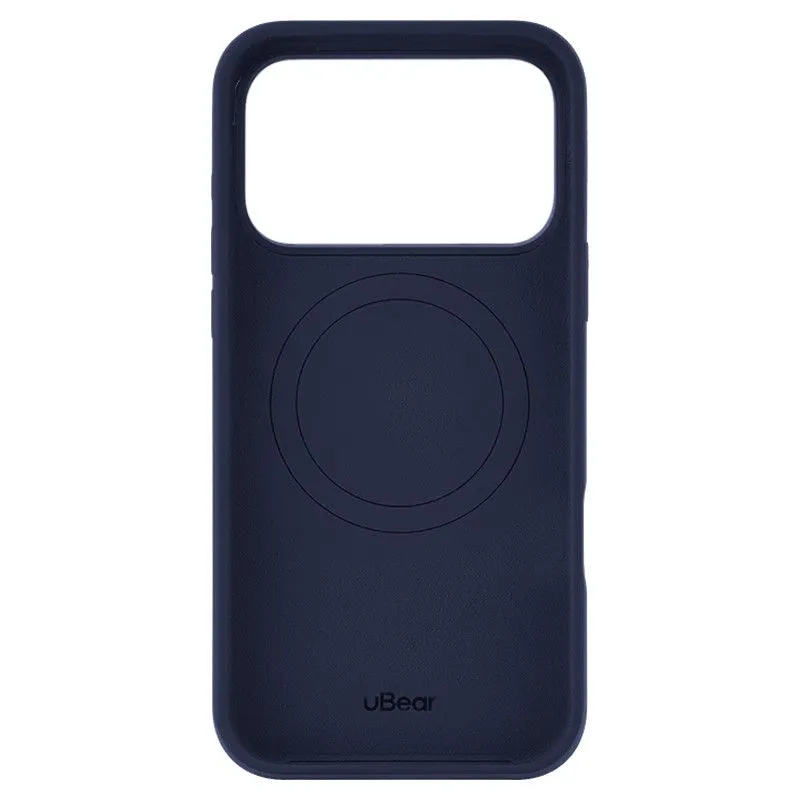 Силиконовый чехол uBear Touch Mag Case для iPhone 18 Pro/17 Pro Темно-синийphoto3