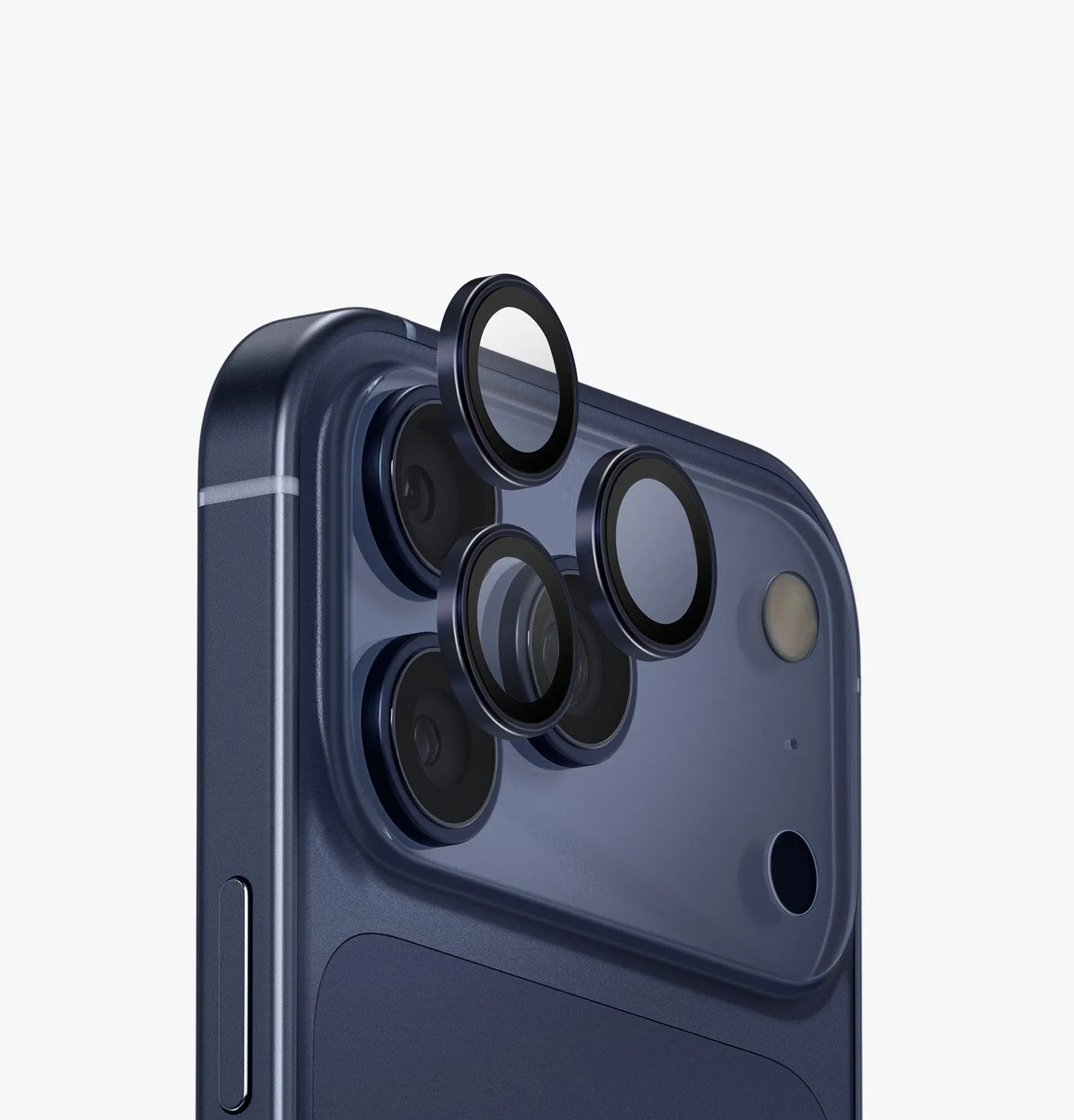 Защита камеры UNIQ Optix AluGuard Aluminum для iPhone 17 Pro & iPhone 17 Pro Max, голографический (iridescent)photo2
