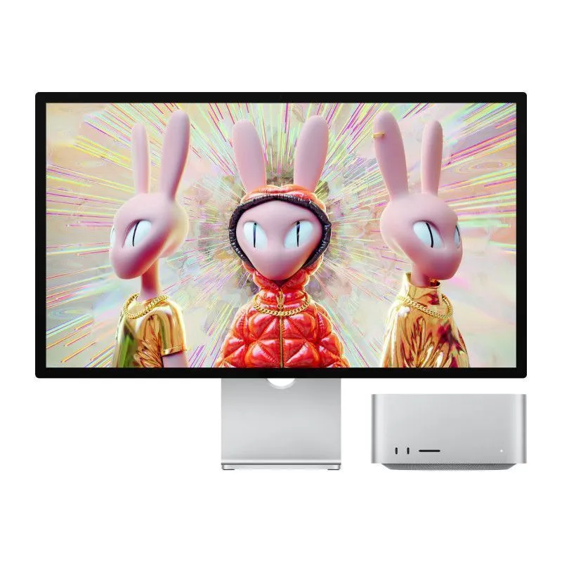 Монитор Apple Studio Display (Стандартное стеклянное покрытие) Подставка с регулировкой наклона и высоты, Серебристыйphoto3