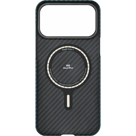 Ультра тонкий чехол Pitaka iPhone 17 Pro Max, Синийphoto6