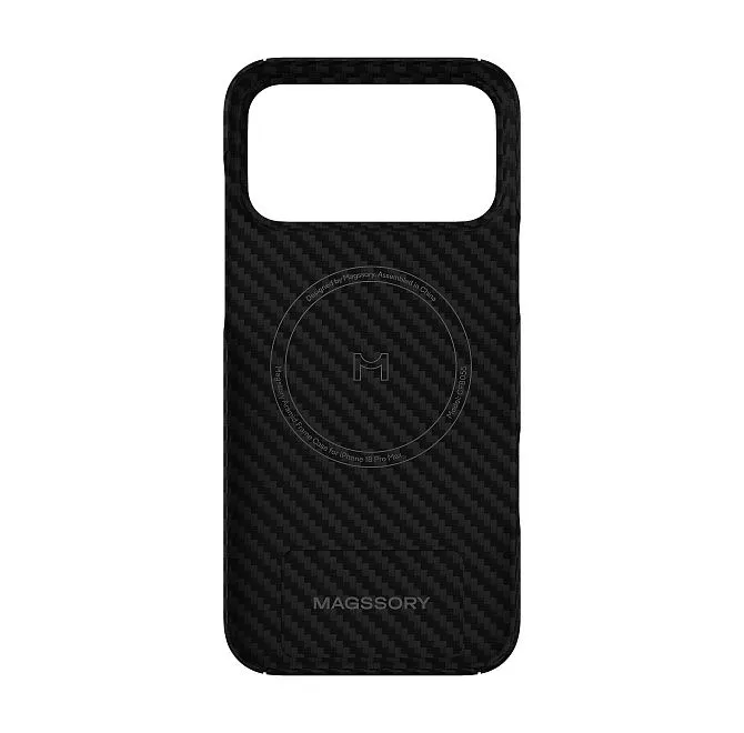Чехол Magssory Aramid Frame Case для iPhone 18 Pro Max, черныйphoto1