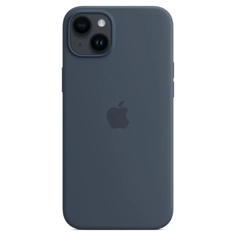 Силиконовый чехол MagSafe для iPhone 14 Plus Синий штормphoto3