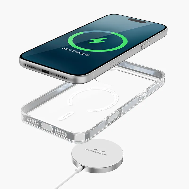 Чехол защитный KEEPHONE GLAZE для iPhone 17 Pro Max / iPhone 18 Pro Max, оранжевыйphoto5