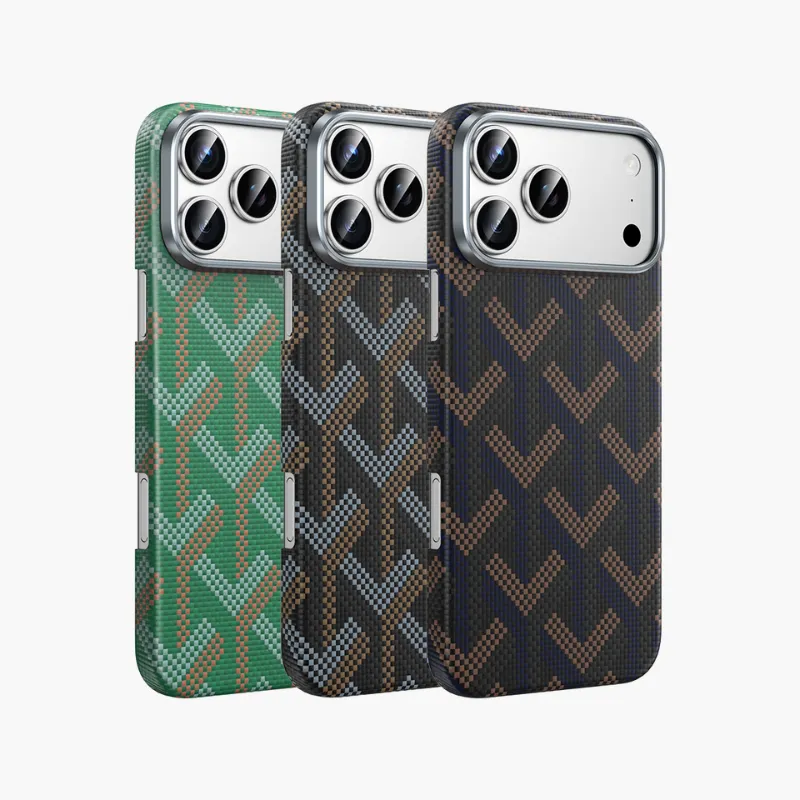 Чехол защитный KEEPHONE KEVLAR PRAGUE для iPhone 17 Pro / iPhone 18 Pro, зеленыйphoto3