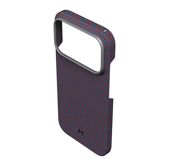 Magssory Aramid Frame Case for iPhone 17 Pro Pixel Redphoto3
