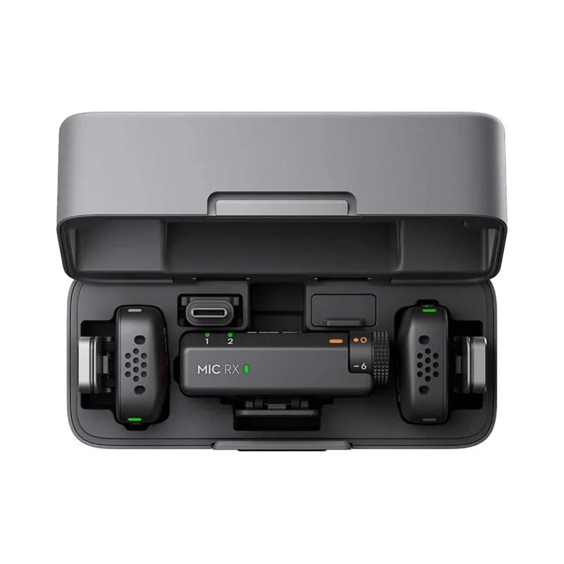 Беспроводной микрофон DJI Mic Mini (2 передатчика + 1 приемник + чехол-аккумулятор)photo1