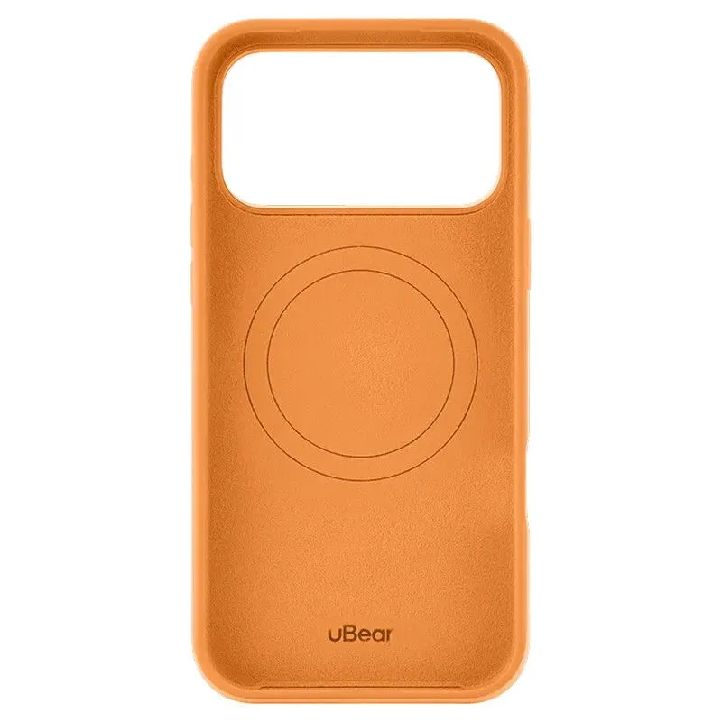 Силиконовый чехол uBear Touch Mag Case для iPhone 18 Pro Max/17 Pro Max Оранжевыйphoto3