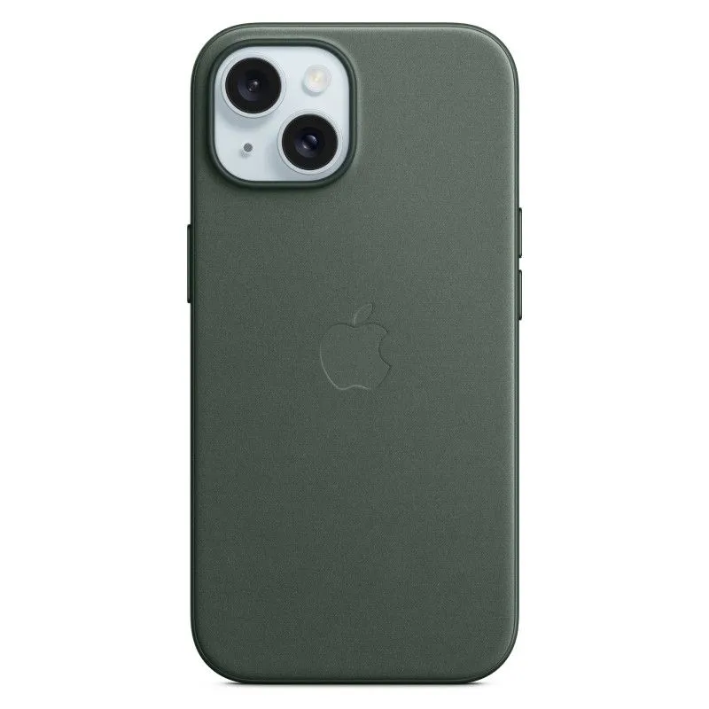 Чехол FineWoven MagSafe для iPhone 15 Зеленыйphoto0