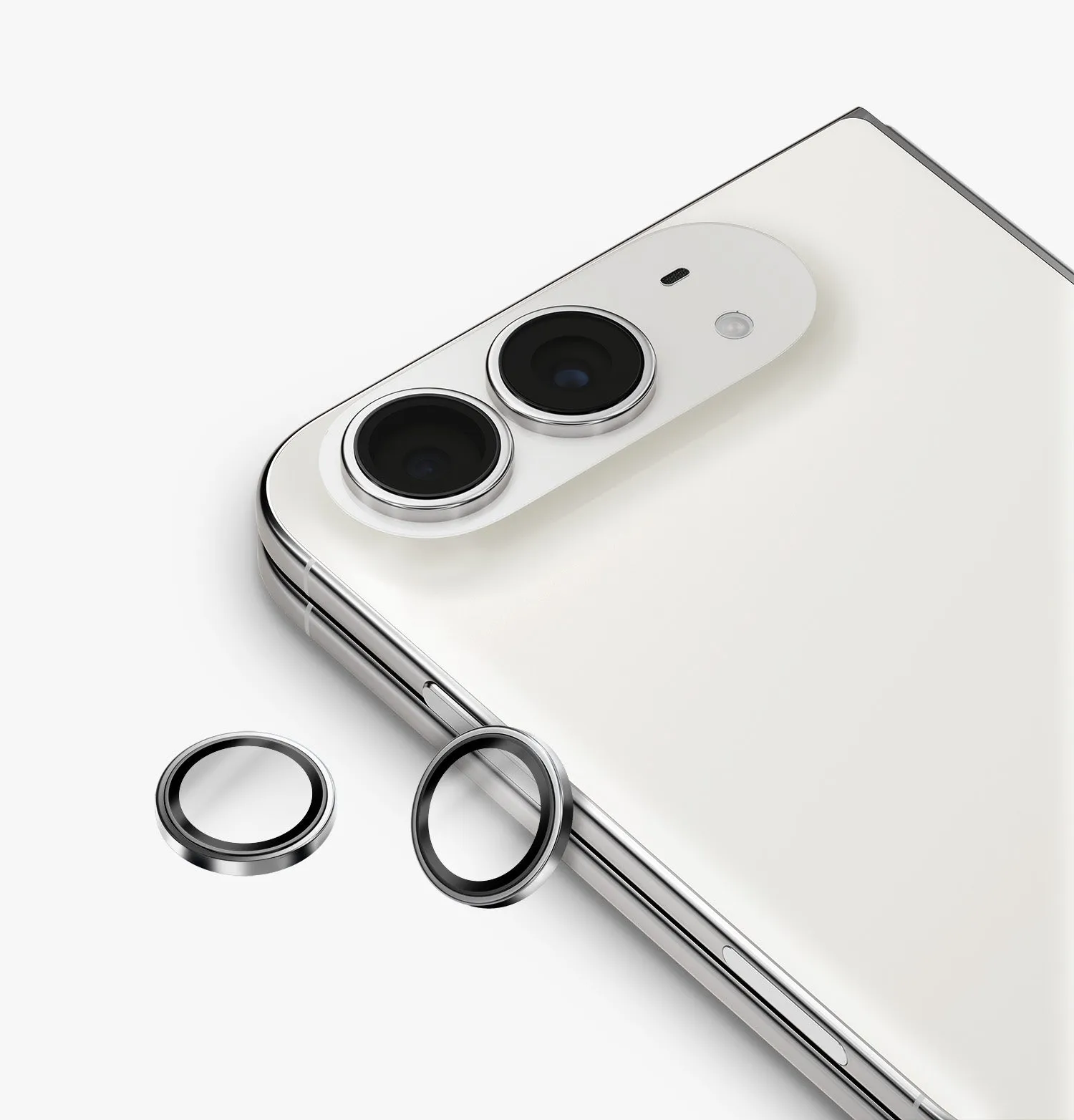 Защита камеры UNIQ Optix Prime для iPhone Duo, серебристый (silver chrome)photo0