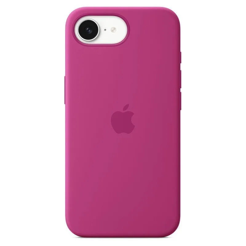 Силиконовый чехол для iPhone 16e/17e Фуксияphoto0