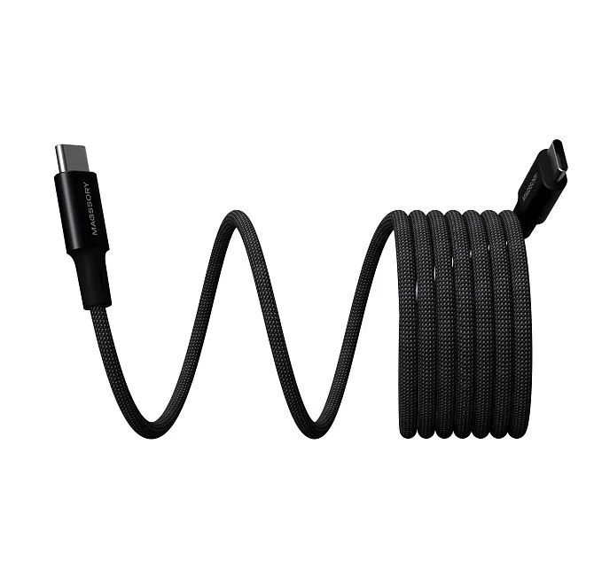 Магнитный кабель Magssory 1.2м 60W Blackphoto1