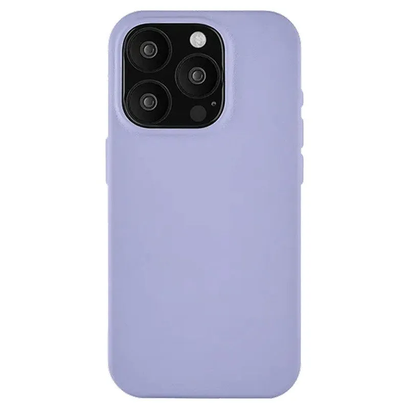 Чехол uBear Capital Leather Case MagSafe для iPhone 15 Pro Лавандовыйphoto0