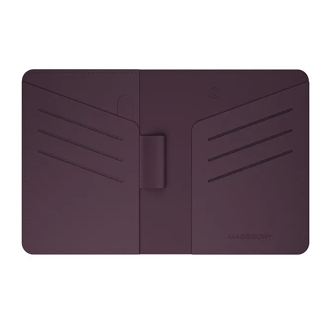 Обложка для паспорта Magssory Ultima Geo Passport Cover Burgundyphoto1