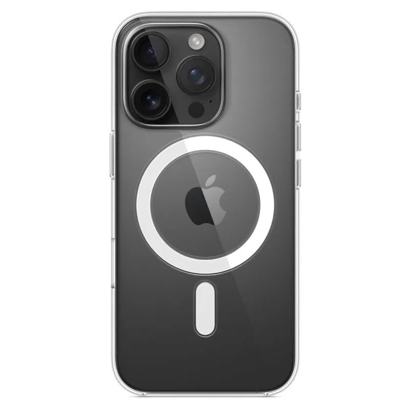 Пластиковый прозрачный чехол MagSafe для iPhone 16 Prophoto2