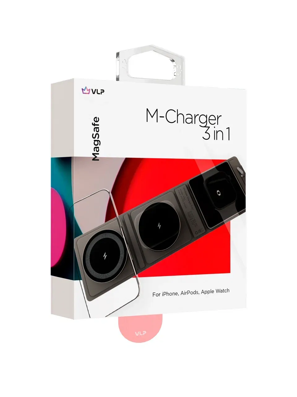 Беспроводное зарядное устройство VLP M-Charger для Apple, черноеphoto5