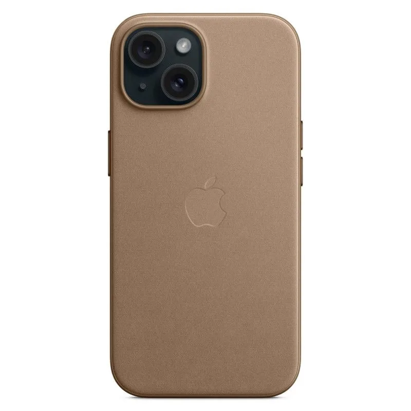 Чехол FineWoven MagSafe для iPhone 15 Серо-коричневыйphoto1