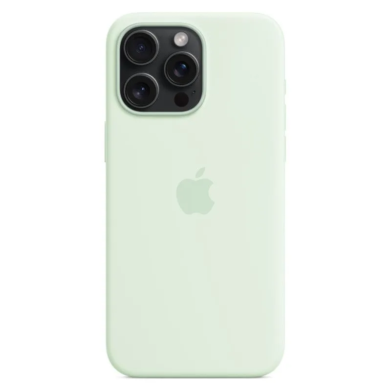 Силиконовый чехол MagSafe для iPhone 15 Pro Max Мятныйphoto2