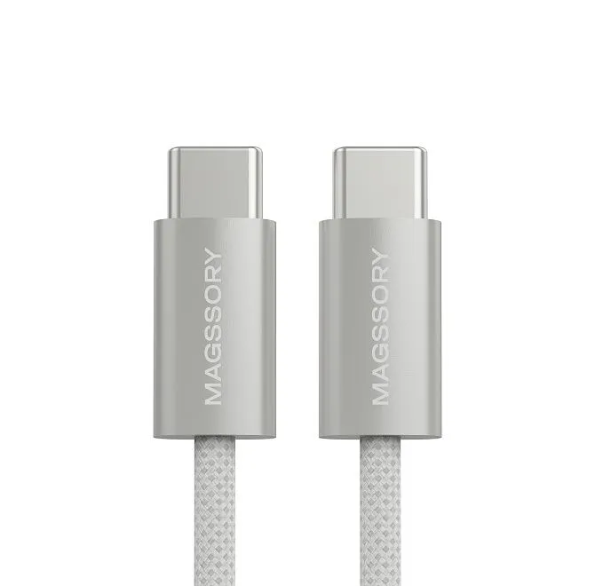 Кабель Magssory Line C 60W USB-C, 1,5 м Whitephoto3