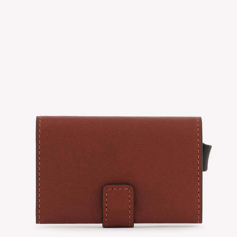 Картхолдер с выдвижным механизмом pop-up и RFID-защитой Piquadro PP5649B3R/CU, коричневыйphoto1
