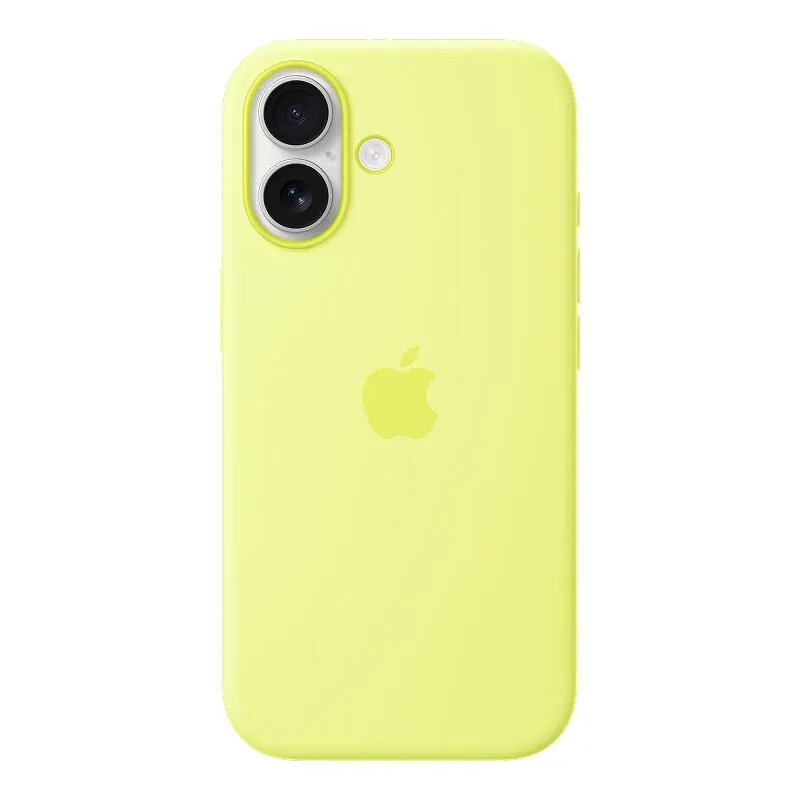 Силиконовый чехол для iPhone 17 (Neon Yellow) Неоновый желтыйphoto2