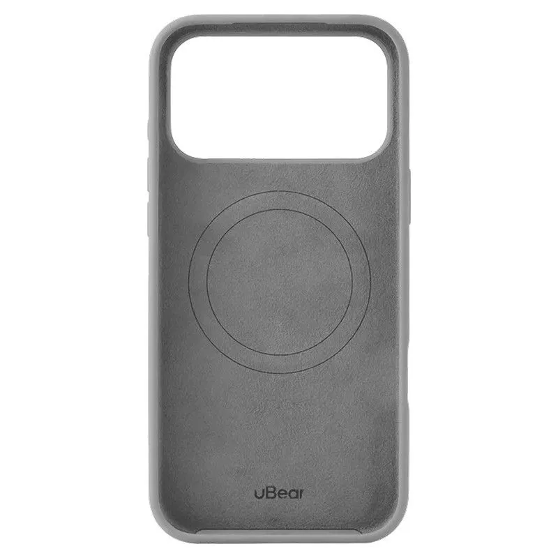 Силиконовый чехол uBear Touch Mag Case для iPhone 18 Pro Max/17 Pro Max Светло-серыйphoto3