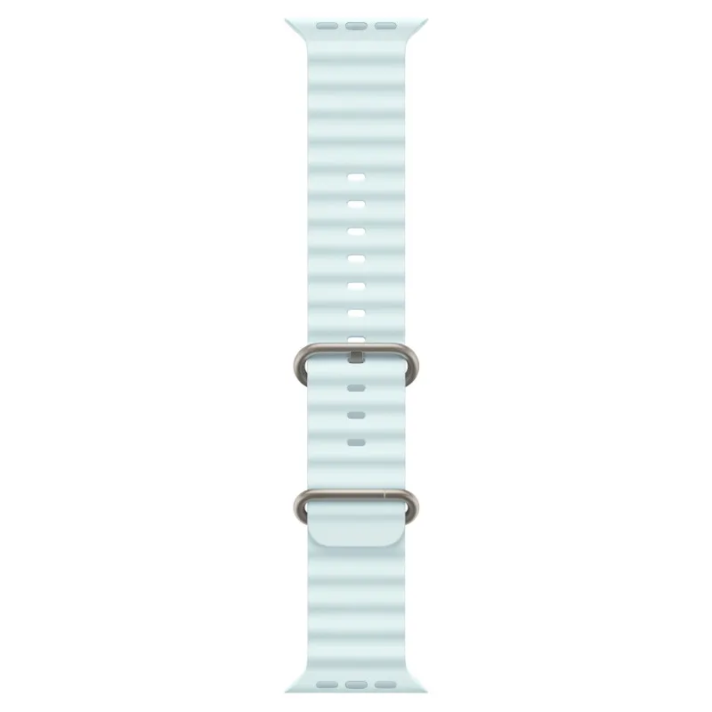 Apple Watch Ultra 2024 GPS + Cellular, 49 мм корпус из титана, ремешок Ocean цвета Ледяной синийphoto3