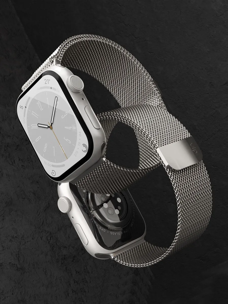 Ремешок из нержавеющей стали VLP для Apple Watch 38/40/41, шампаньphoto1