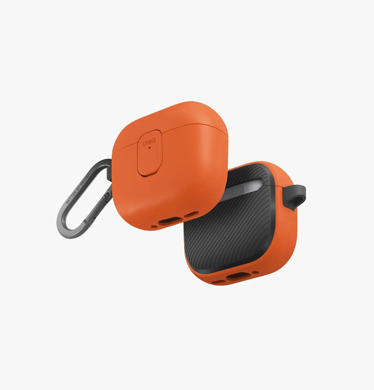 Чехол UNIQ Clyde для AirPods 4 / AirPods 5, черный (charcoal darkgrey)photo4