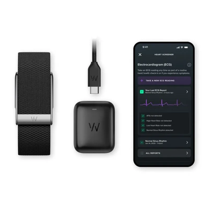 Фитнес-браслет Whoop MG с подпиской LIFE Обсидиан/Титанphoto1