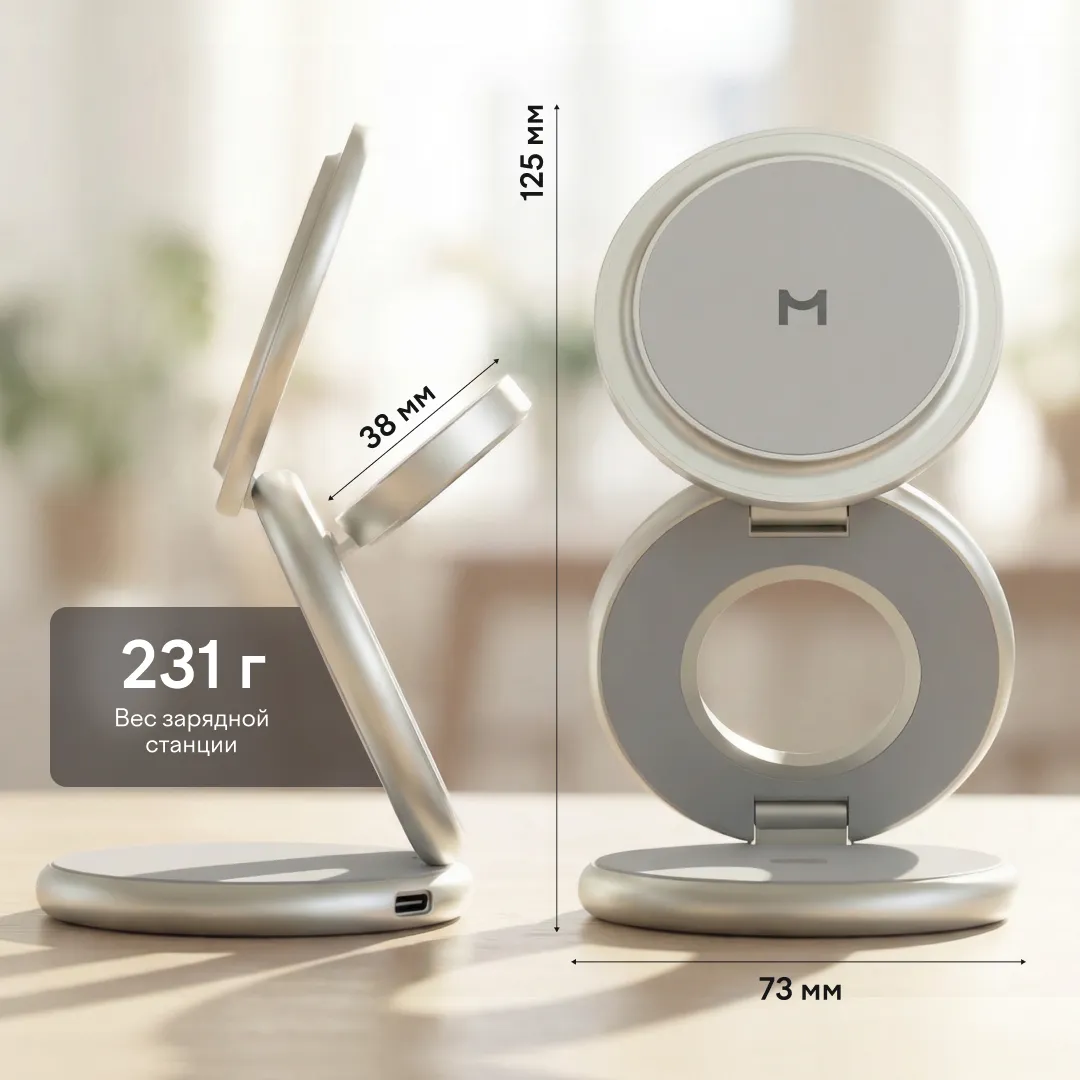Зарядная станция Magssory Disc Signature Edition 3 в 1 для Samsung Titan