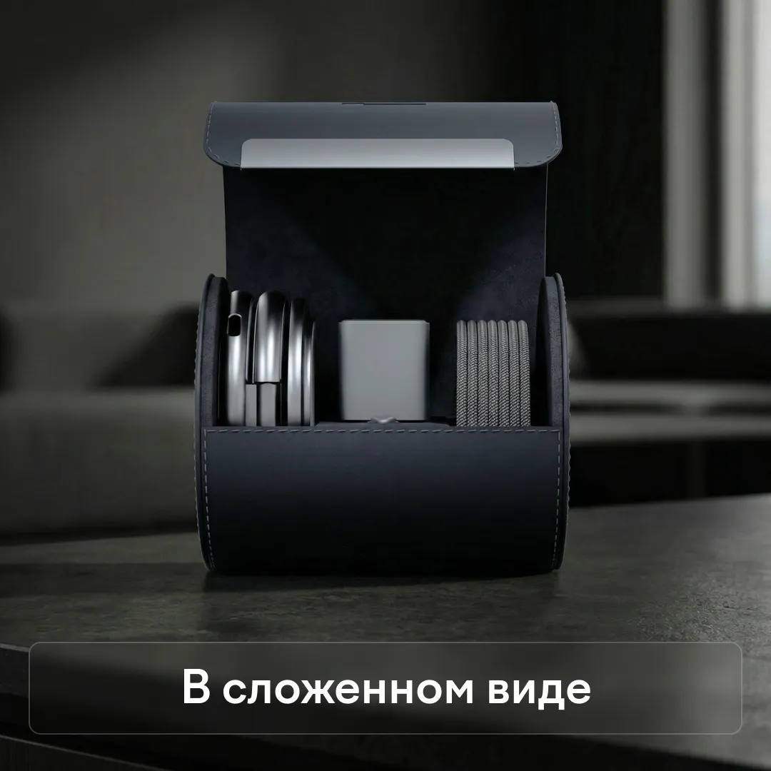 Зарядная станция 3 в 1 Magssory Signature Disc Ultra для Apple Burgundy