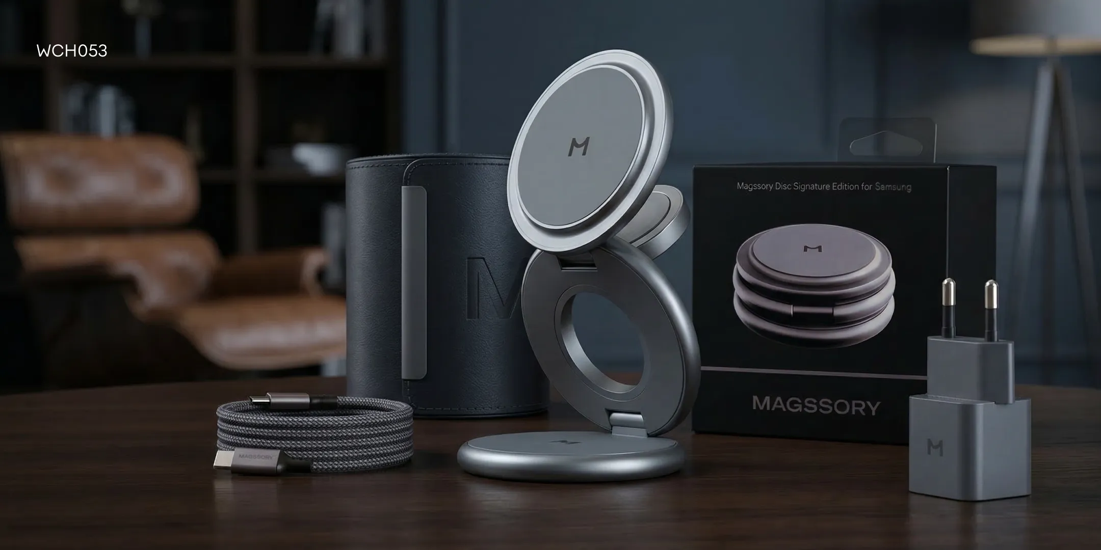 Зарядная станция Magssory Disc Signature Edition 3 в 1 для Samsung Midnight