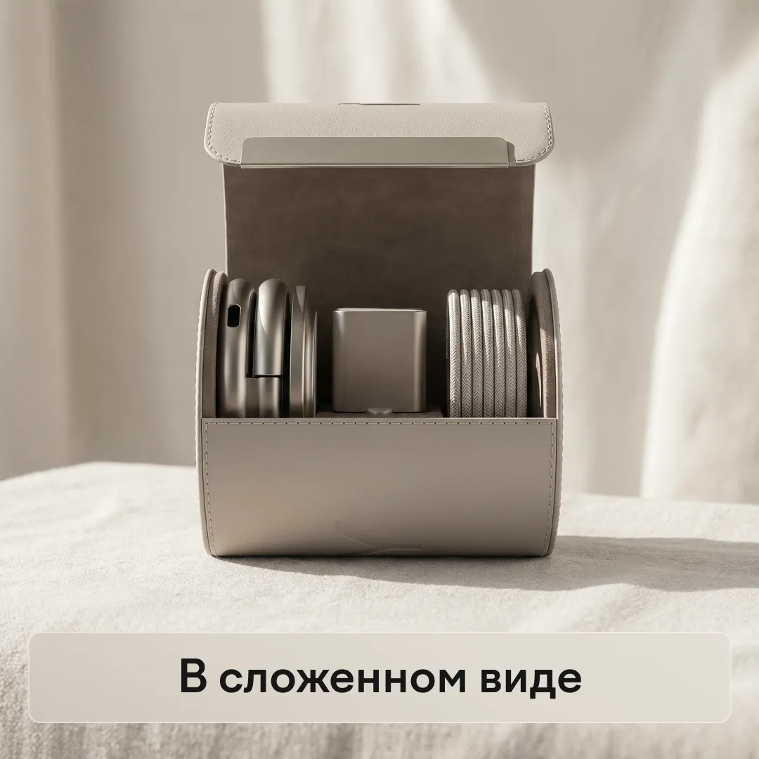 Зарядная станция 3 в 1 Magssory Signature Disc Pro для Apple Qi2 Titan