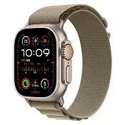 Apple Watch Ultra 2023 GPS + Cellular, 49 мм корпус из титана, ремешок Alpine оливкового цвета