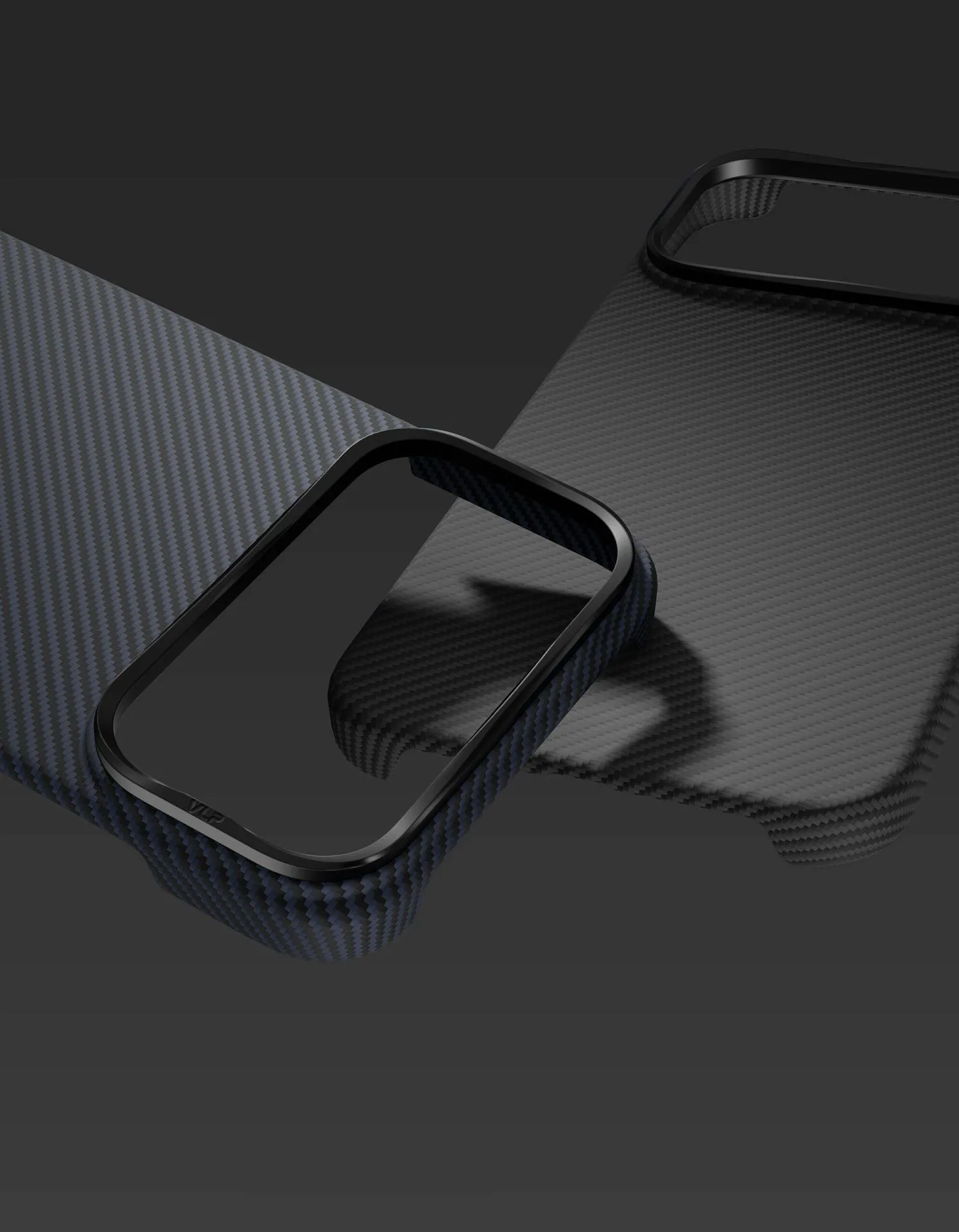 Чехол защитный VLP Kevlar Case с MagSafe для iPhone 18 Pro Max, синийphoto4