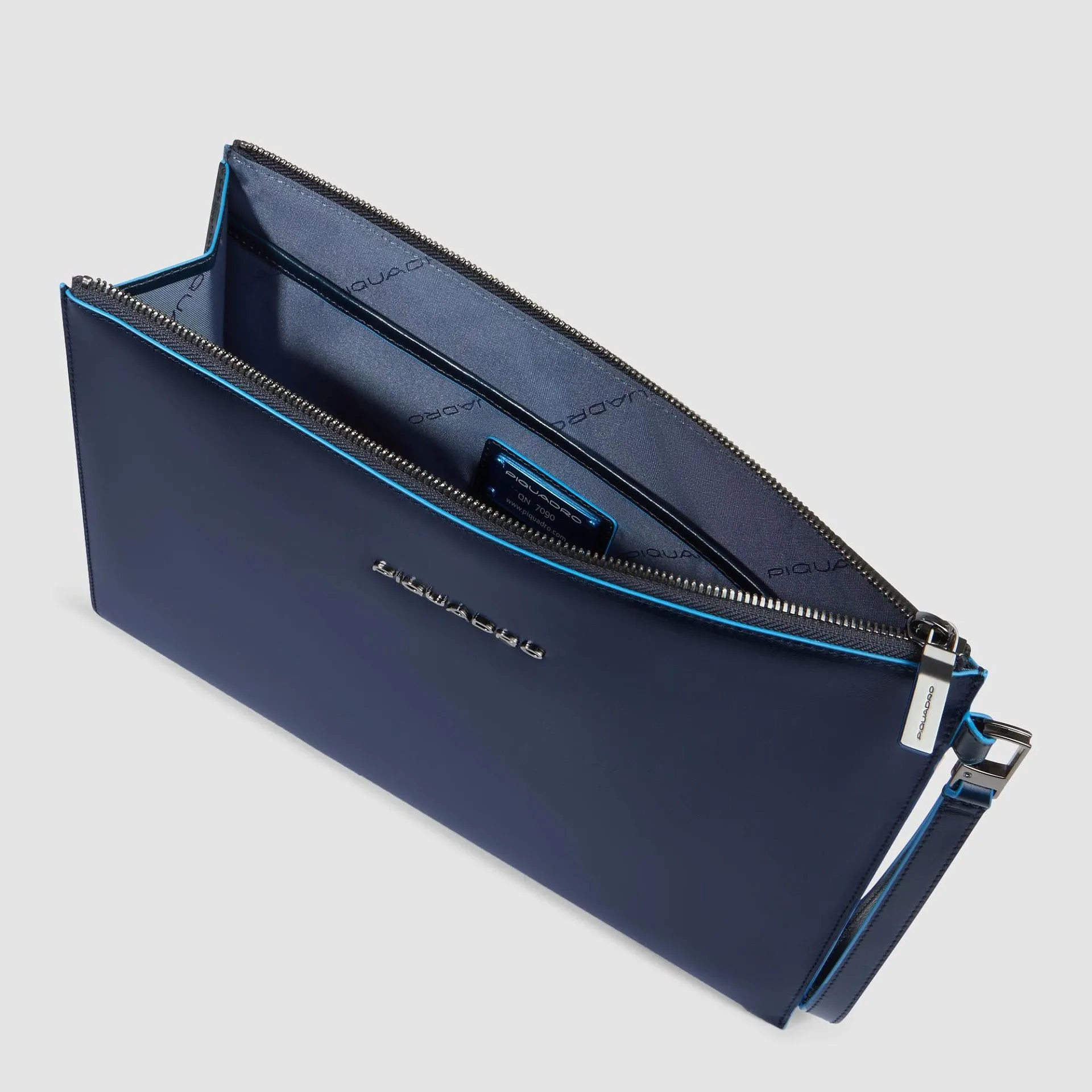 Мужской клатч из кожи для iPad 11" Blue Square Piquadro AC6510B2/BLU2, синийphoto3