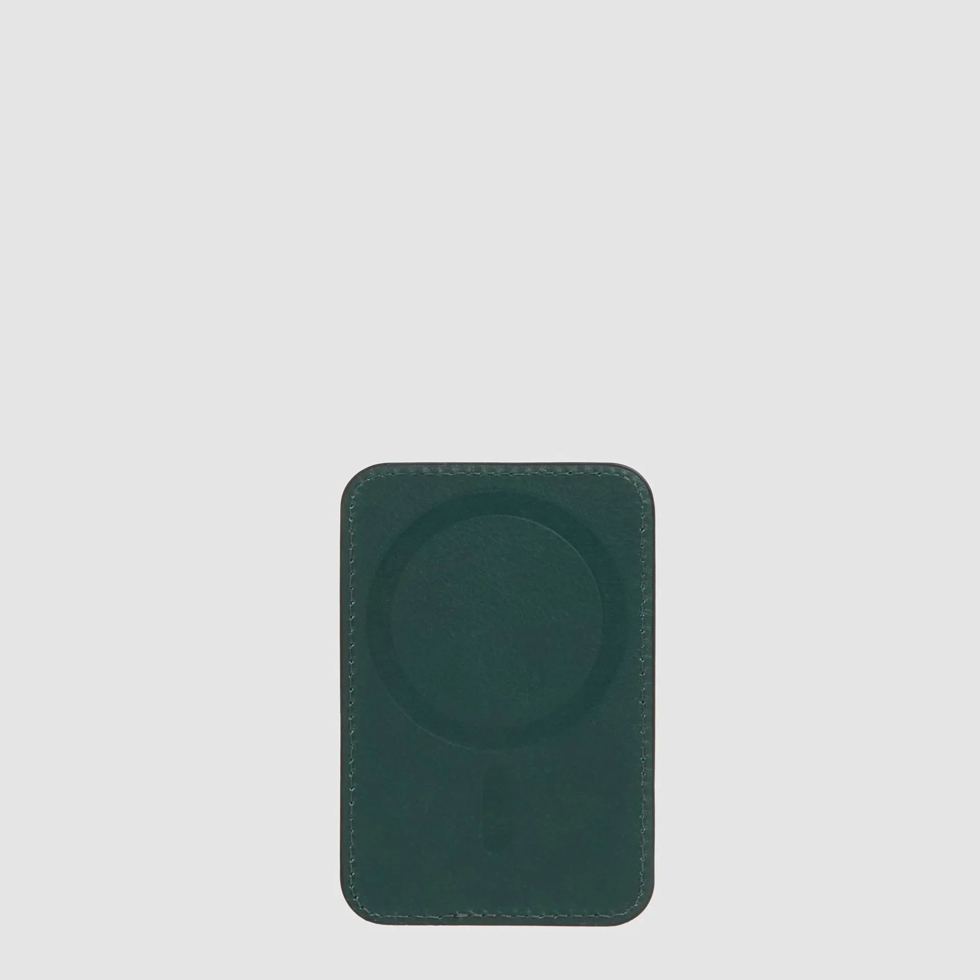 Кожаный картхолдер MagSafe с кольцом-подставкой Piquadro PP7284S145R/VE, зелёныйphoto1
