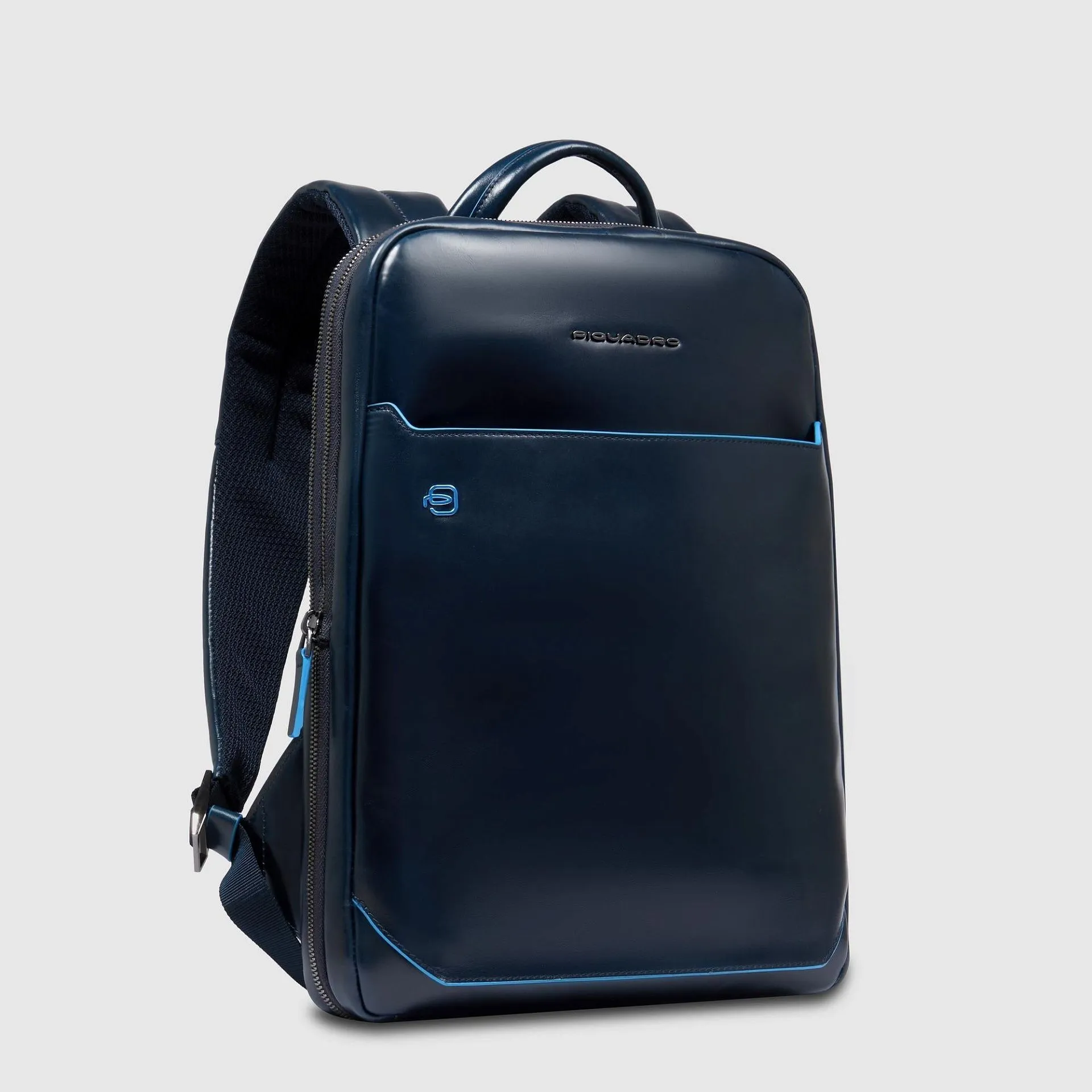 Кожаный рюкзак для ноутбука 14" с RFID-защитой Piquadro CA6311B2/BLU2, синийphoto1