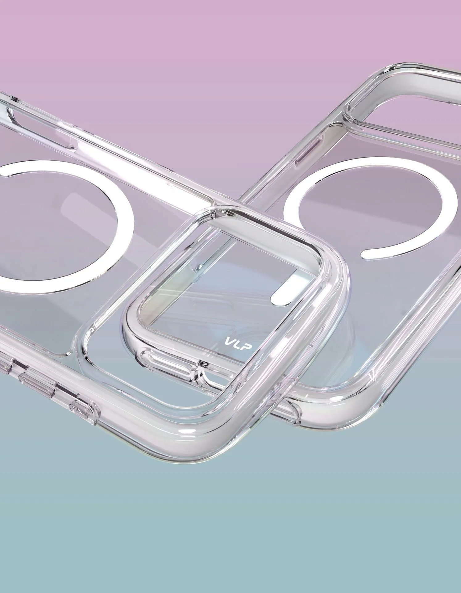 Чехол защитный VLP Bubble Case с MagSafe для iPhone 18 Pro, перламутрphoto4