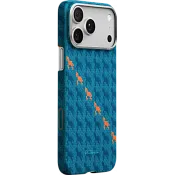 Ультра тонкий чехол Pitaka для iPhone 17 Pro Max, Синий