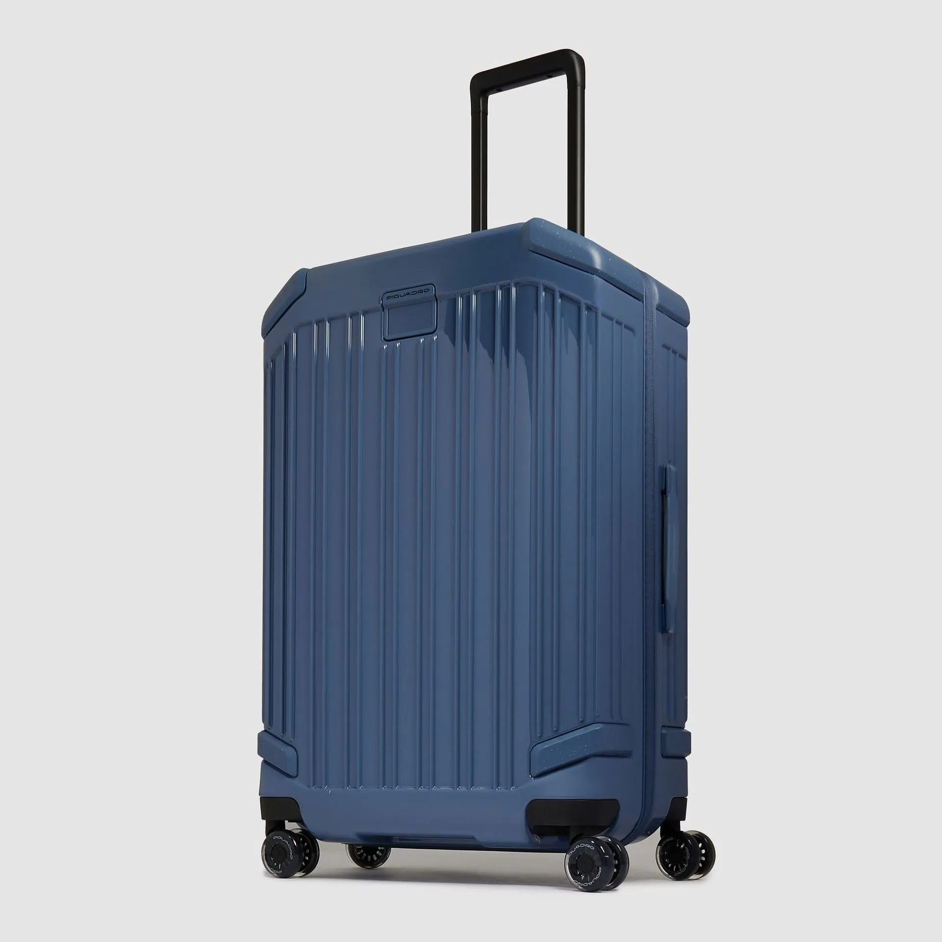 Чемодан средний расширяемый на 4 колёсах, замок TSA Piquadro BV4427POP/AV, синийphoto1