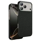 Чехол защитный KEEPHONE KEVLAR DIAGO для iPhone 17 Pro Max / iPhone 18 Pro Max, черный