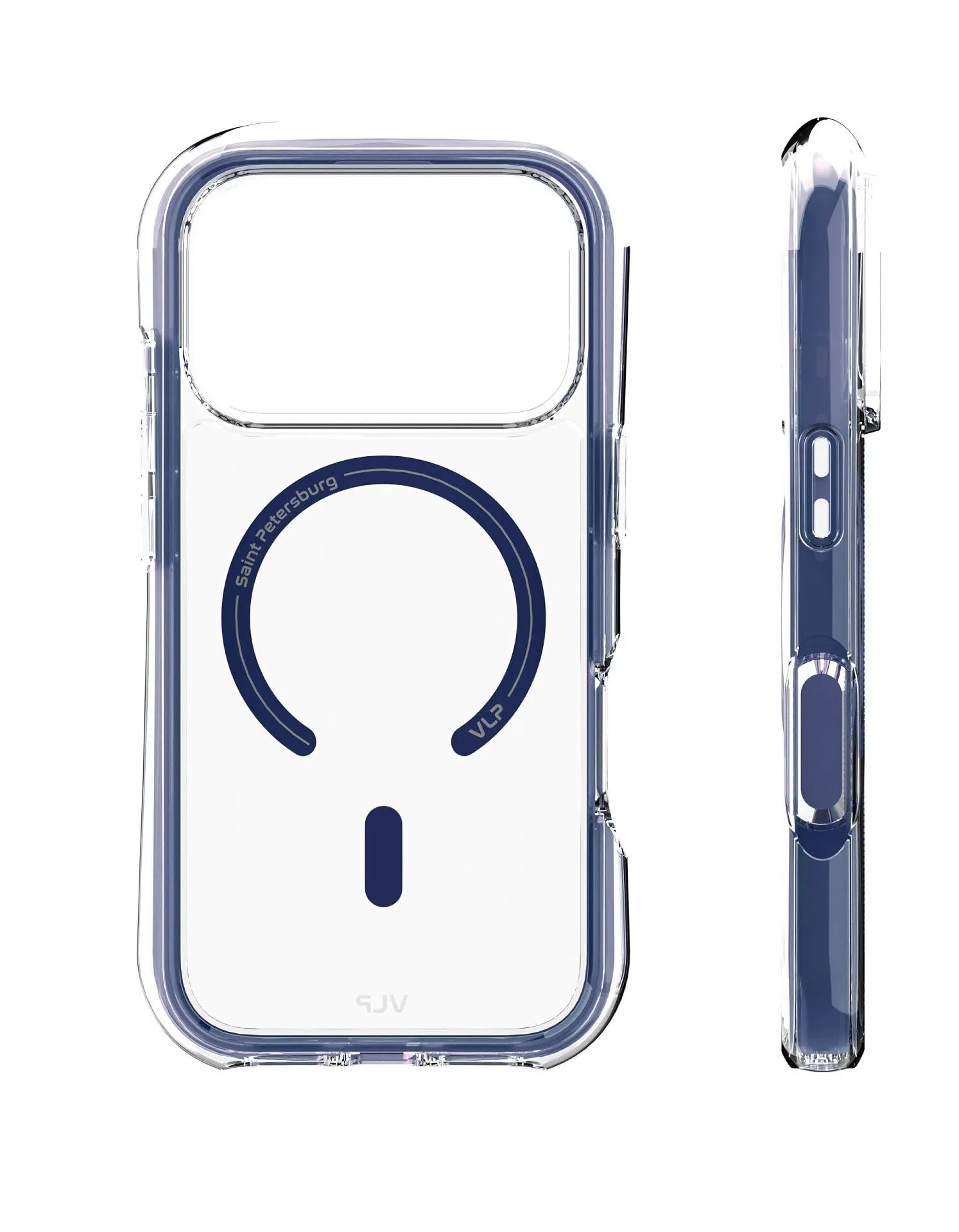 Чехол защитный VLP Bubble Case с MagSafe для iPhone 17 Pro, темно-синийphoto3