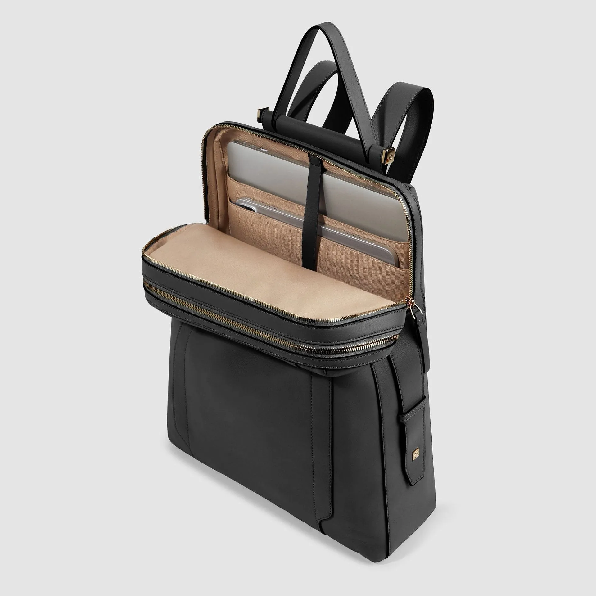 Женский кожаный рюкзак для ноутбука 15,6" Piquadro CA7042W92/N, чёрныйphoto3