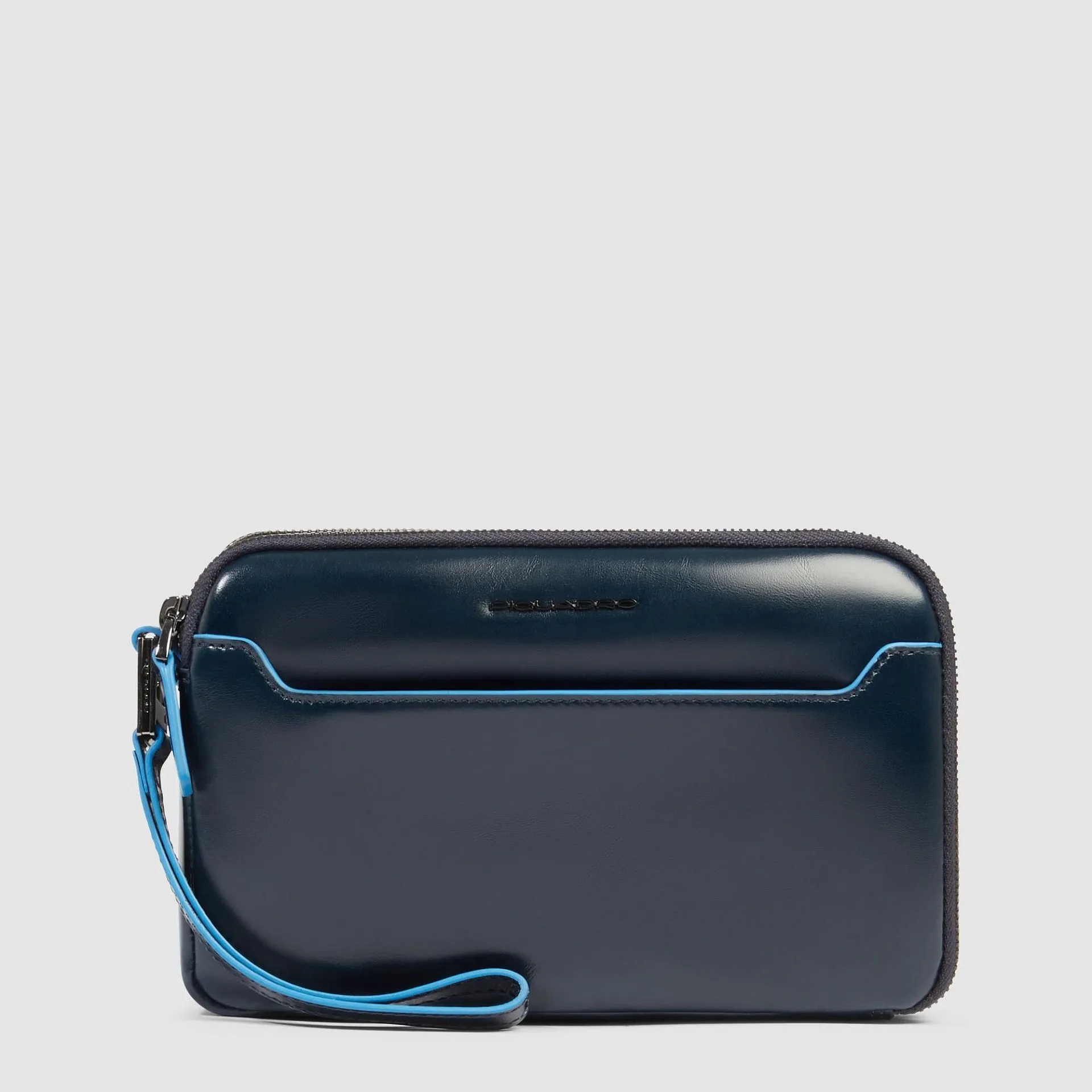Клатч мужской кожаный с RFID-защитой Blue Square Piquadro AC6901B2R/BLU2, синийphoto0